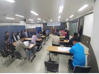 후보자 등 연석회의 및 매니페스트 실천 협약식 사진